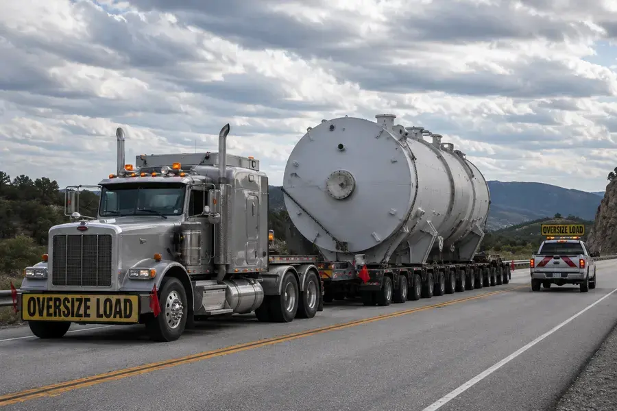 Oversized and overweight load